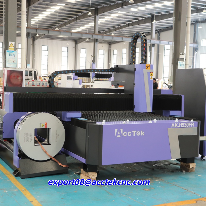 Industrial Laser Price - เครื่องตัดไฟเบอร์เลเซอร์ราคาประหยัด พร้อมอุปกรณ์โรตารี่ แบบแกนทรี่ อัตโนมัติ สำหรับงานแปรรูปเหล็ก อลูมิเนียม
