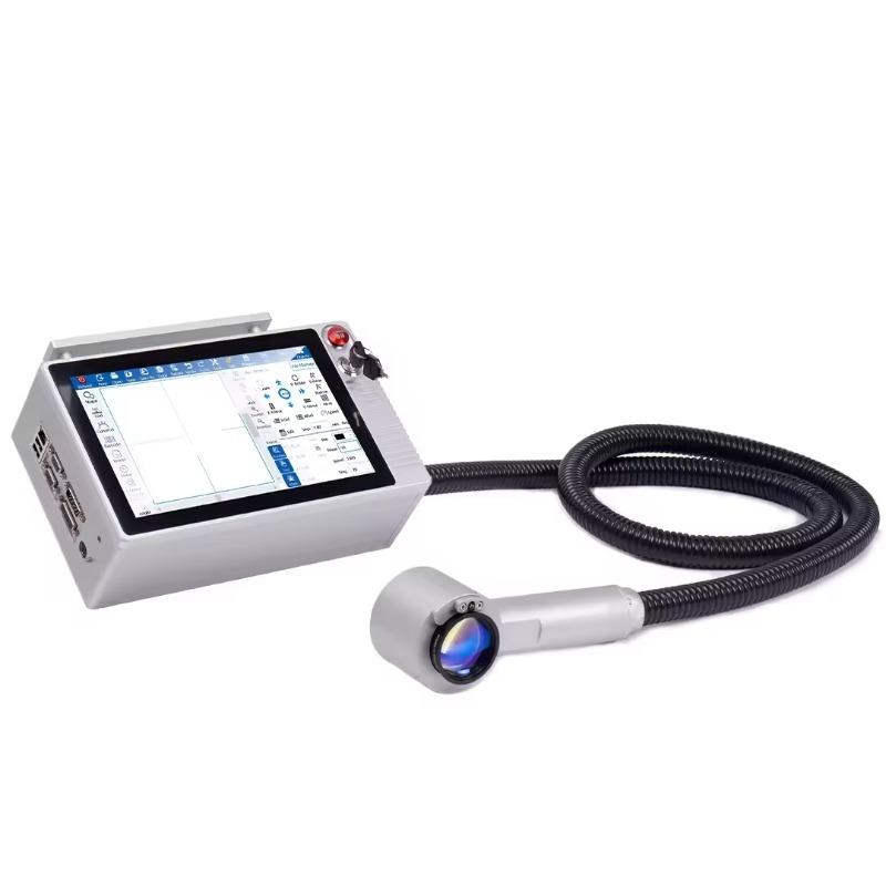 Laser Marking Machine - เครื่องแกะสลักด้วยเลเซอร์ไฟเบอร์แบบระบายความร้อนด้วยอากาศ 18W รุ่น DOCOD อุปกรณ์มาร์กกิ้งด้วยเลเซอร์แบบพกพาสำหรับฝาฟอยล์/ฟิล์มพลาสติก