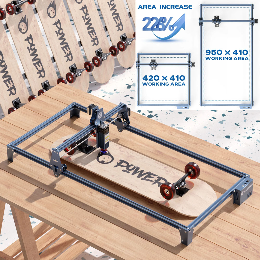 SCULPFUN แกะสลักแกะสลักพื้นที่ - Industrial Laser Engraver บทวิจารณ์และราคา